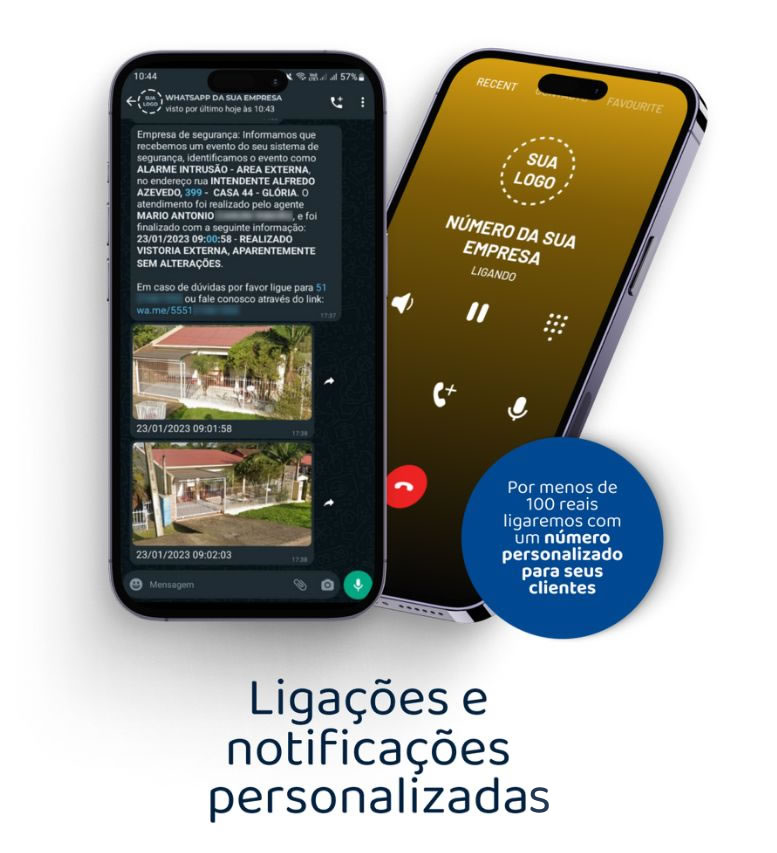 Ligações e notificações personalizada - Monitore Next